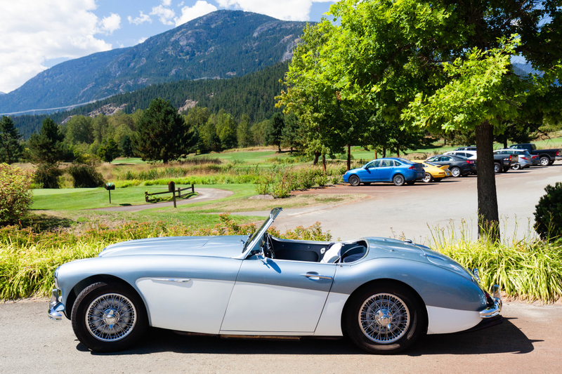 Illustration for article titled Pics from the Golf Course - 2016-08-14 with A-H 3000s and 911 RSR at Big Sky